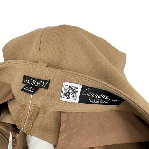 J.Crew Natalia pant four-season stretch Size 8 NWT Hthr Burnished Saddle Luxury - Picture 7 of 7